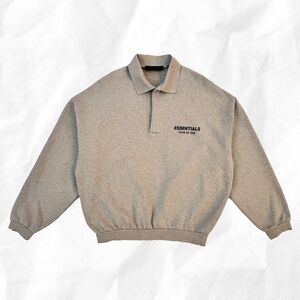 Fear of God ESSENTIALS Fleece Polo Sweatshirt
